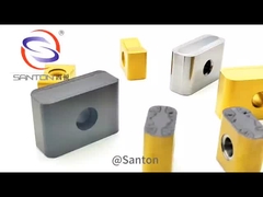 Fusão e forja de aço chip breaker inserções Carbono de tungstênio 90.4 HRA ISO14001