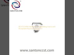 90.4-91.5HRA Hardness Carbide Milling Inserts with Acceptable Payment Options T/T